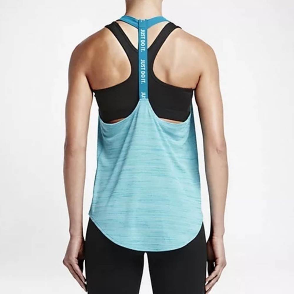Nike Elastika Tiffany blue tennis’s dri fit tank